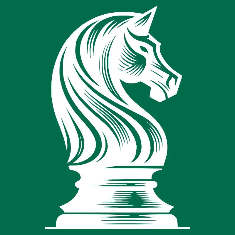 pièce d’échecs cheval chevalier dessin de cheval d’échecs