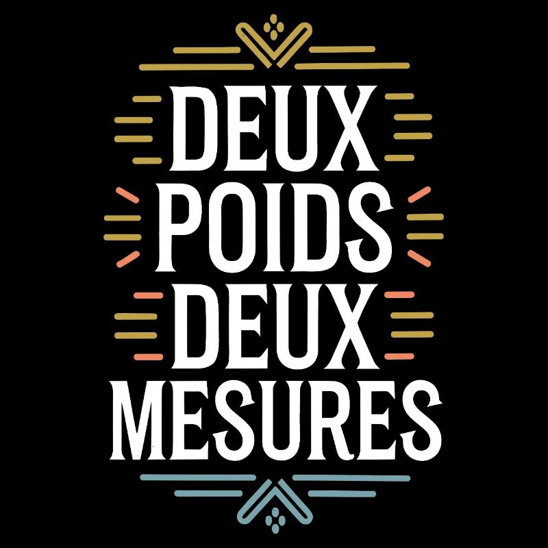 Deux poids deux mesures