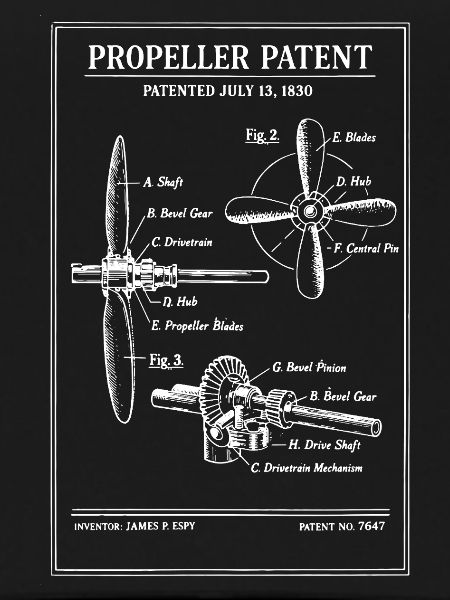 Propeller Patent Blueprint