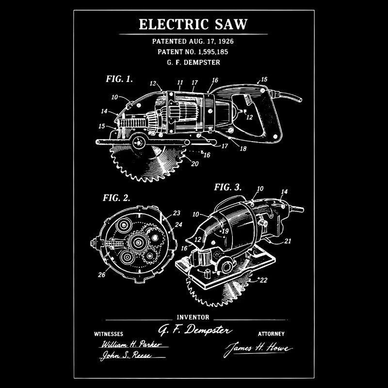 Elektrische Säge Bauplan