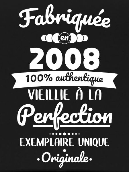 Hergestellt 2008 – Perfekt gereift