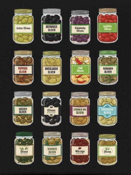 Olives in a jar