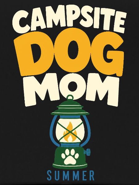 Camping-Hunde-Mama Sommer-Camping-Abenteuer