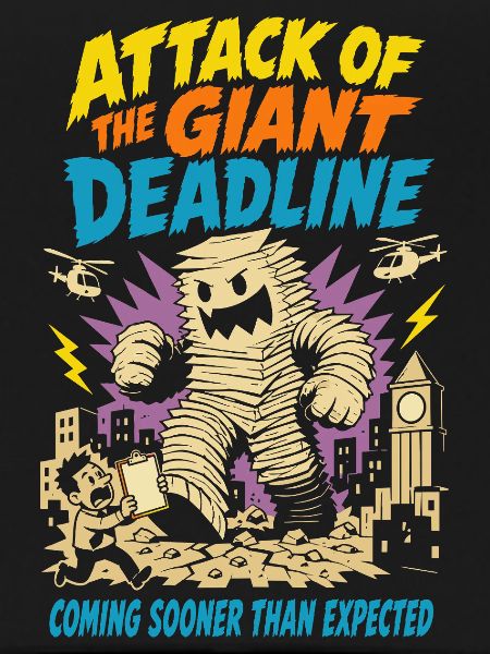Attack of the gigantic deadline