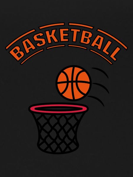 Basketball play basket