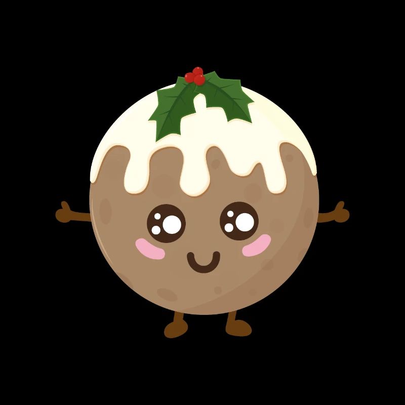Pudding de Noël Kawaii - Noël