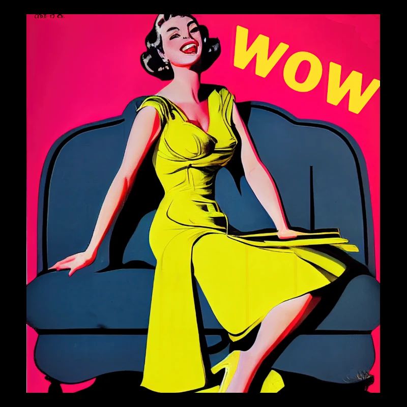 ''WOW'' PIN-UP COMIC