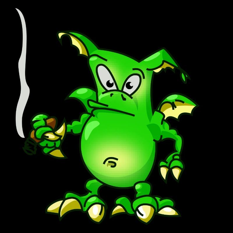 smoking dragon