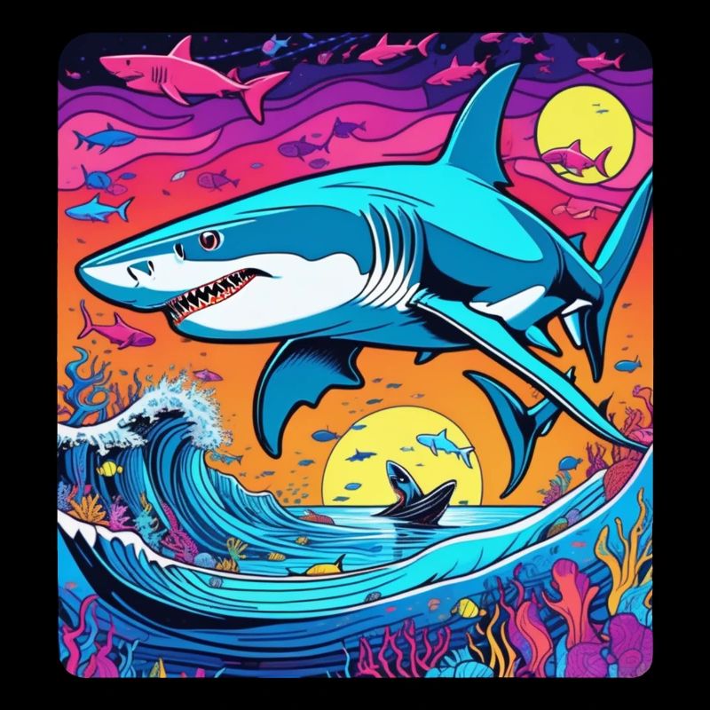 Shark & Sunset