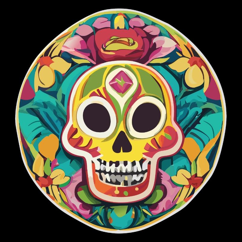Calavera - Crâne coloré