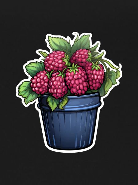Raspberry Potted Plant