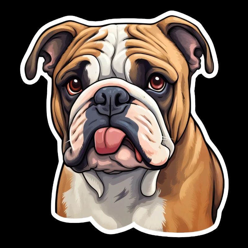 Tête de bouledogue