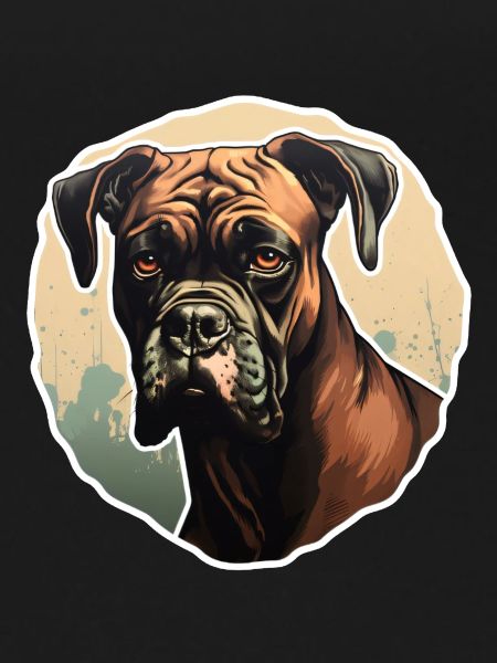 Boxer head interested