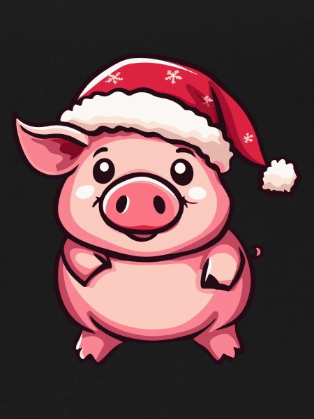 Cochon Noël Mignon