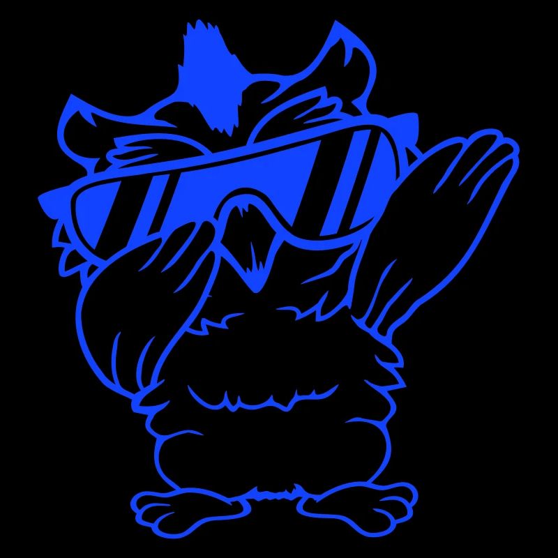 Eule Dabbing Dab Dance Pose Geste Sonnenbrille süß