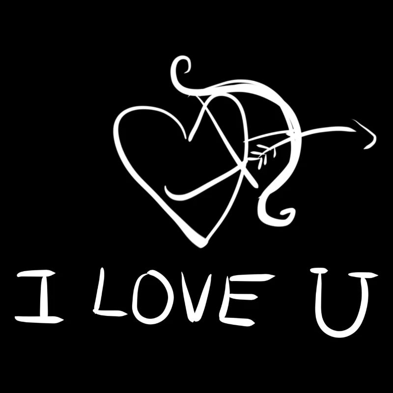 bogen schießen pfeil herz ich liebe dich