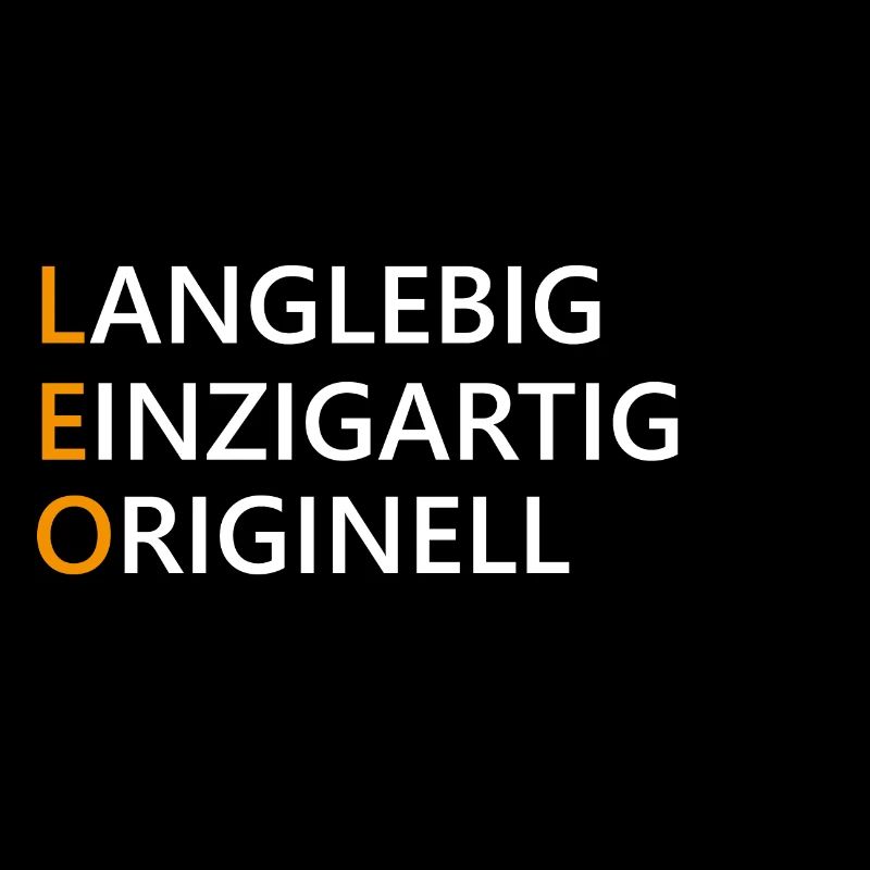 Leo Name Geschenk