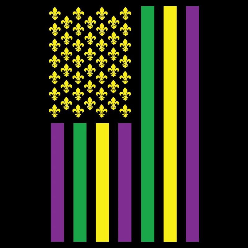 Mardi Gras Drapeau américain