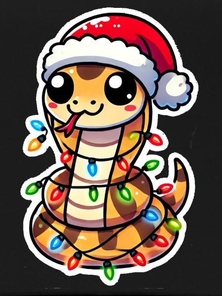 Christmas Snake Wrap