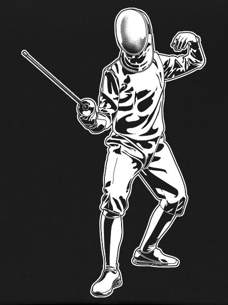 Fencer Drawing