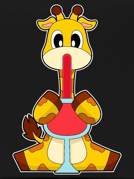 Giraffe Rotwein