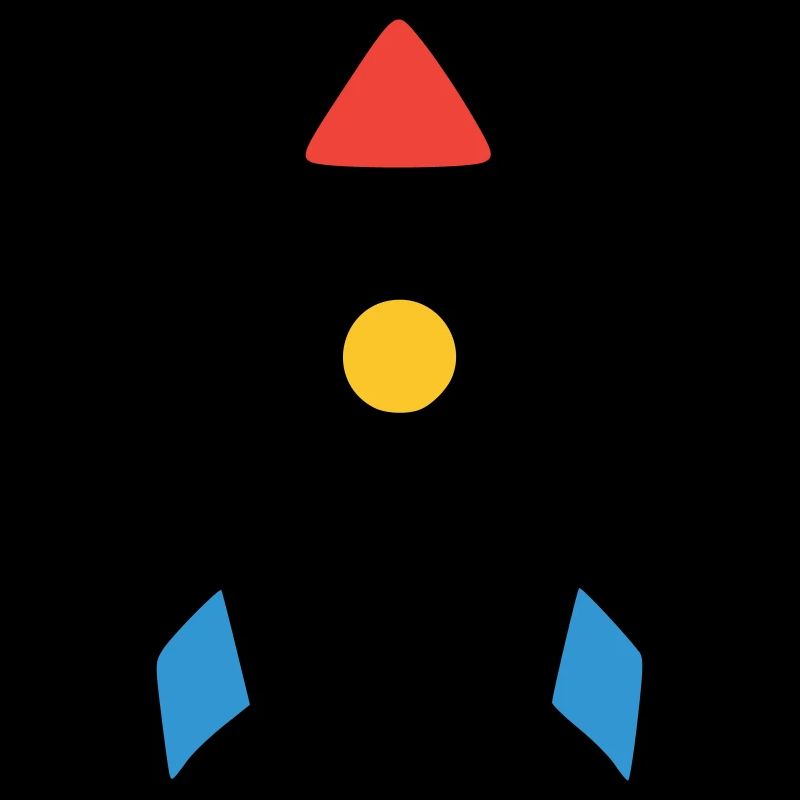 Abstract Rocket Spaceship
