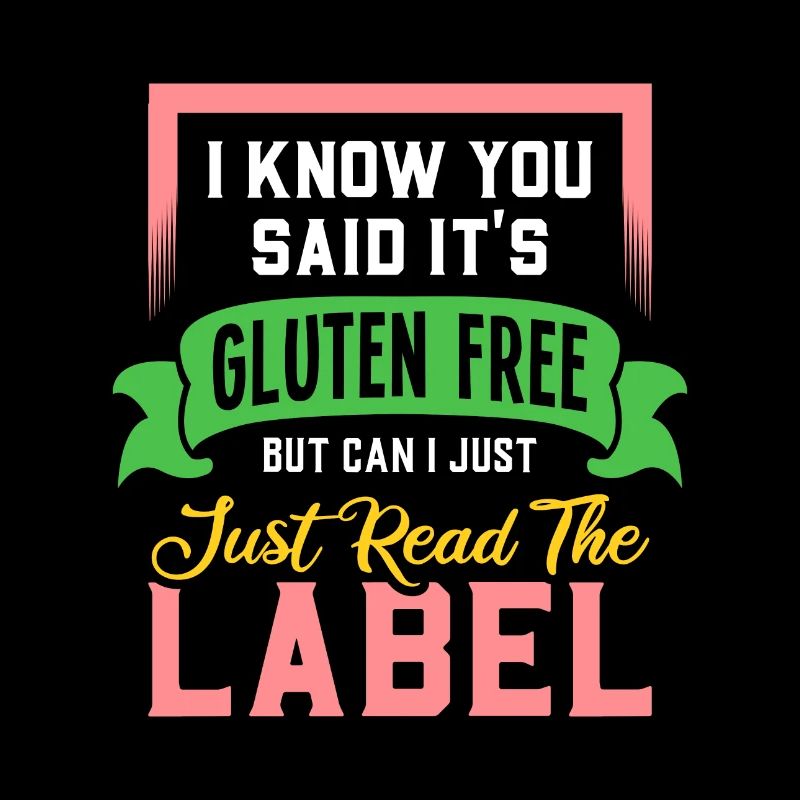 Chemise drôle d'allergie de coeliaque c'est sans gluten