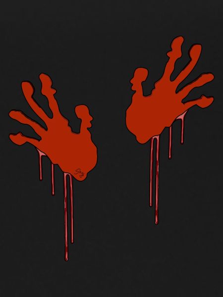 bloody hands