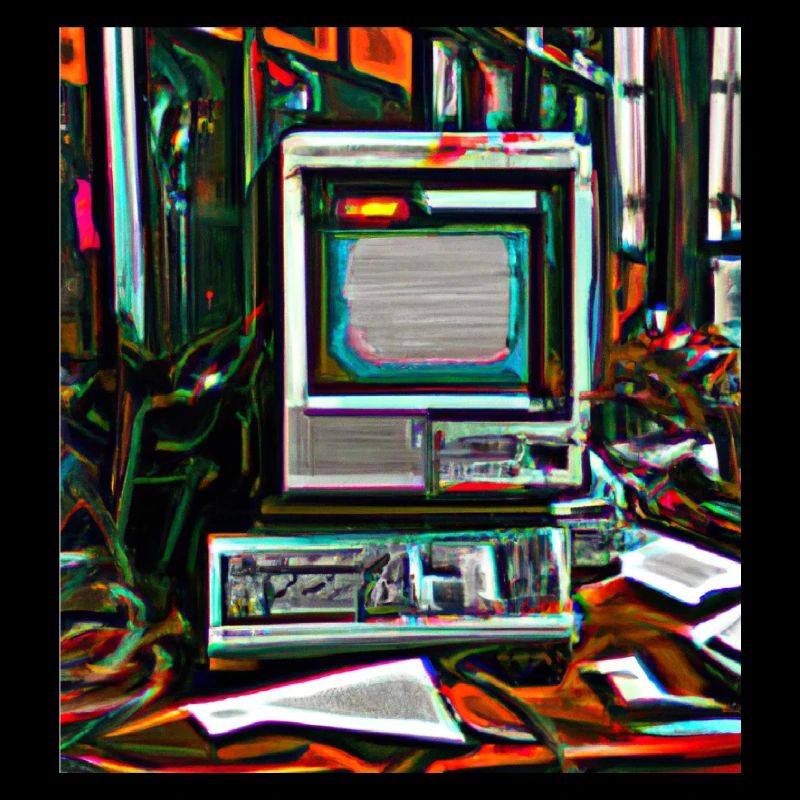 Old Digital Art Computer