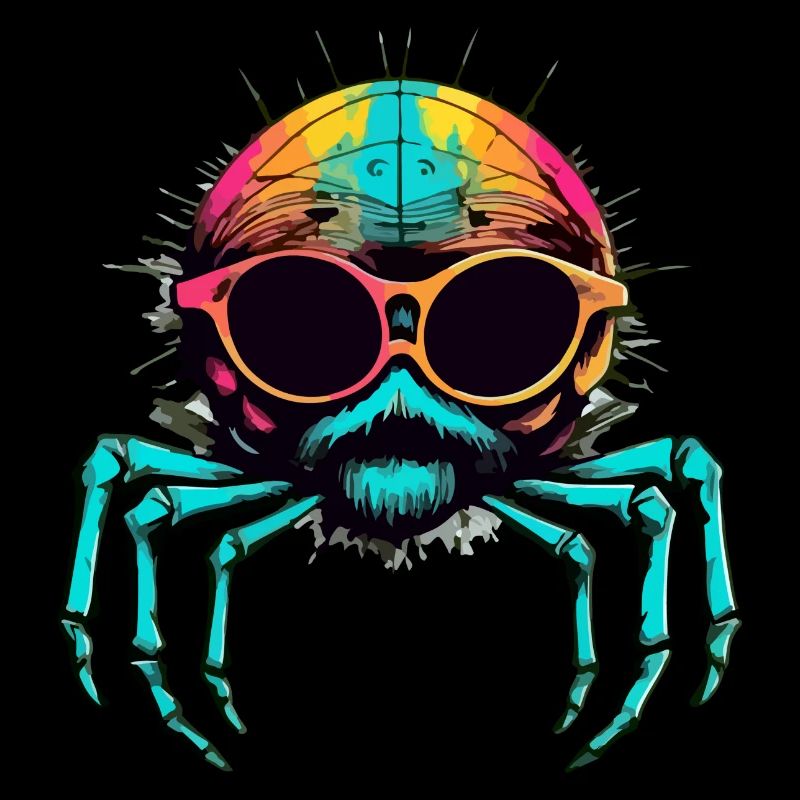 Mikala l'araignée à lunettes