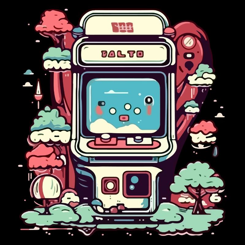 Borne d'arcade vintage