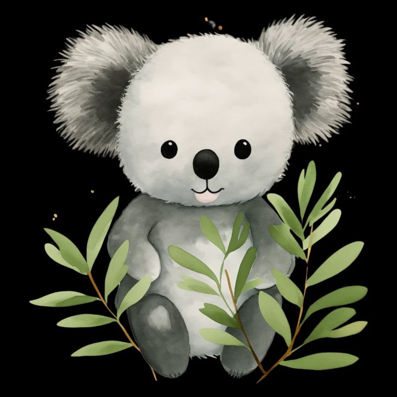 Charme câlin Cub : Bébé Koala Tee