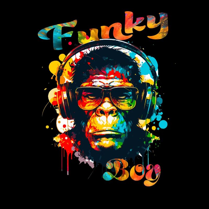 Funky Junge Affe