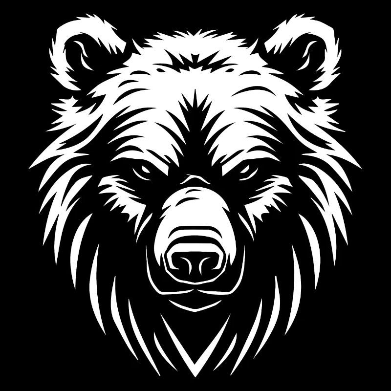Logo de l’ours stylisé