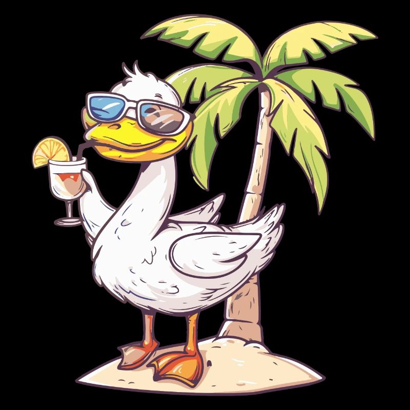 Vacances d’été à la plage Goose