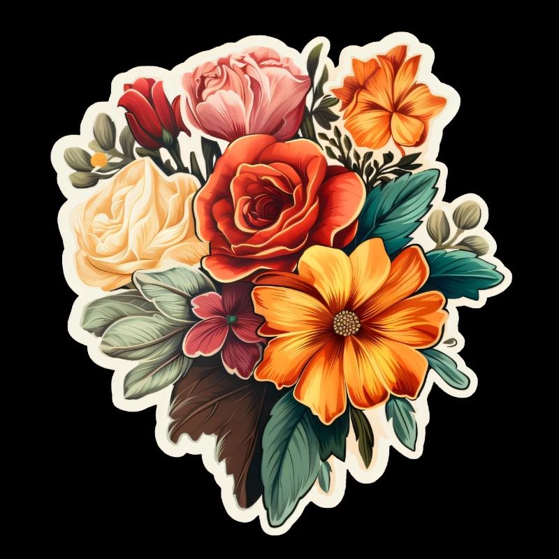 Bouquet de fleurs coloré