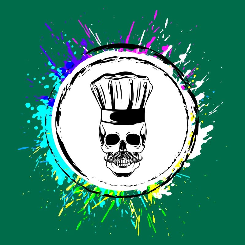 Skeleton Chef Skull Chef