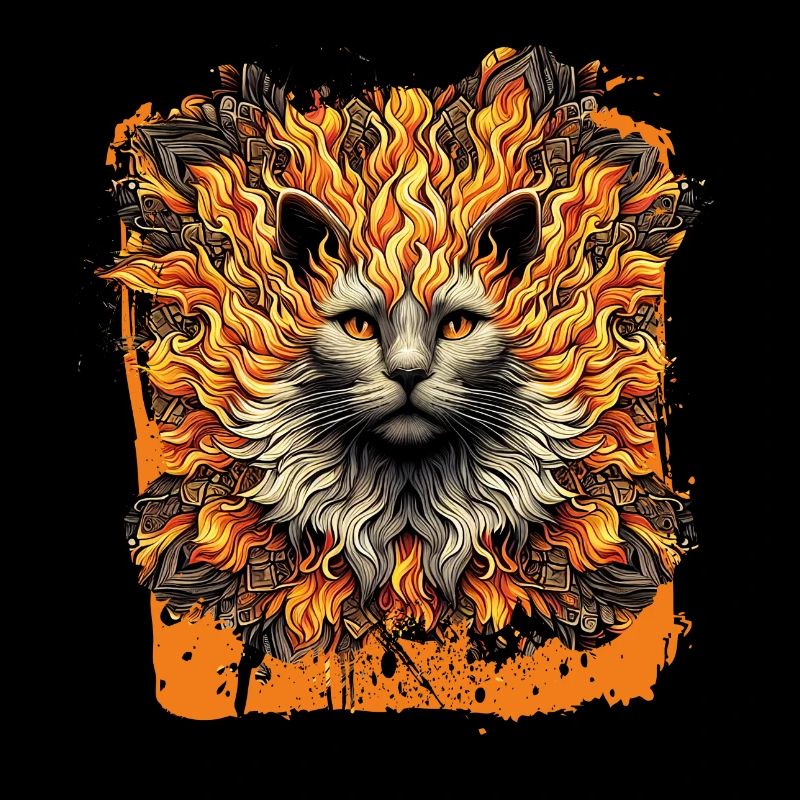 Fiery Inferno Cat