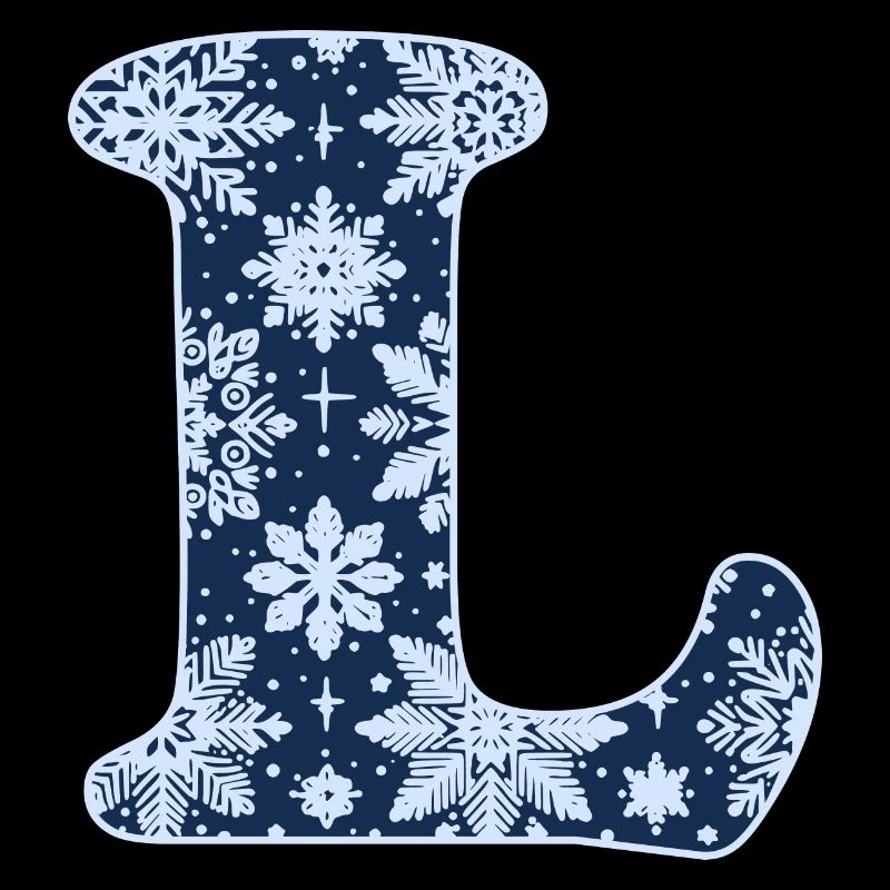 Letter L Snowflakes