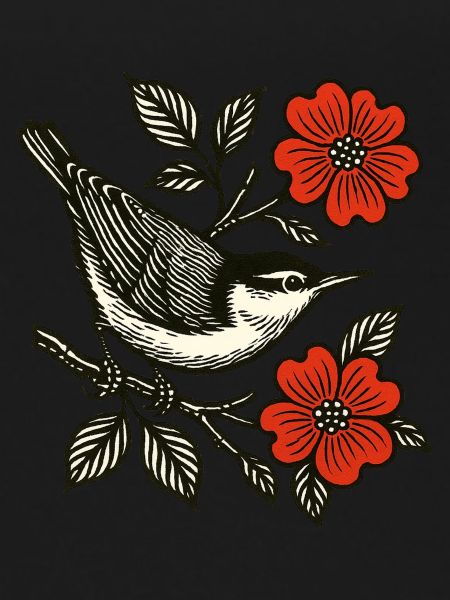 Retro Nuthatch