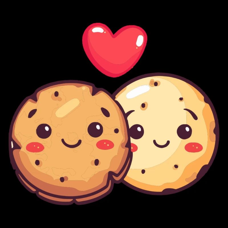 Biscuits Couple Amour Coeur Saint Valentin