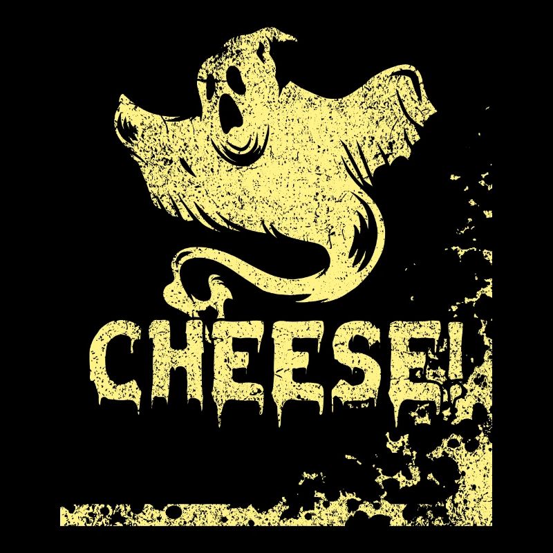 Vintage Spooky Ghost Cheese