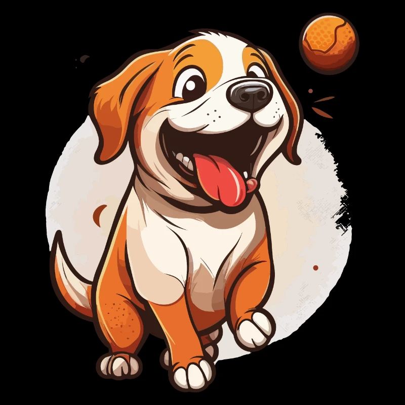 Le chiot espiègle