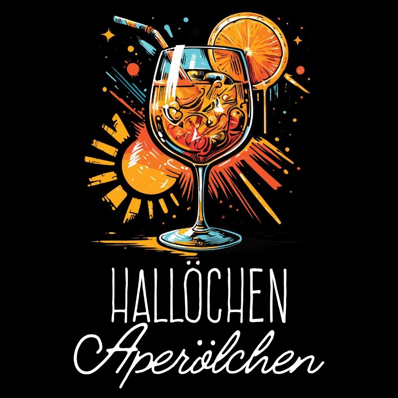Hello Aperölchen Cocktail Summer Party Shirt