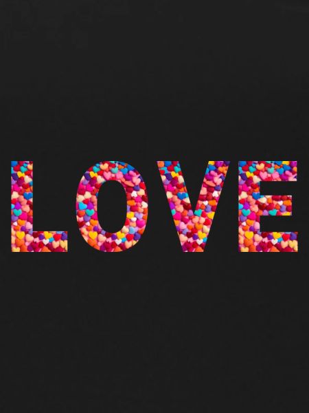 Heartfelt typography