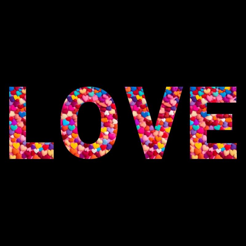Heartfelt typography