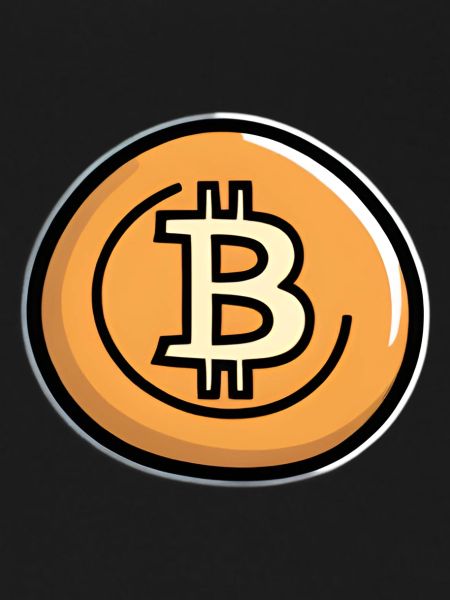 Bitcoin Coin Art Emblem
