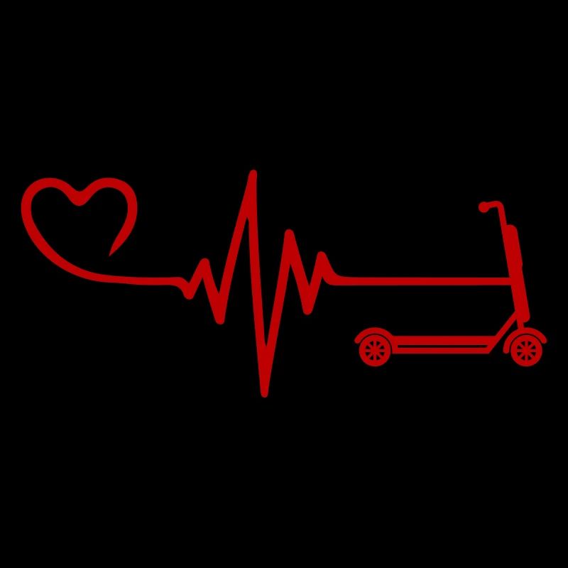 E-roller Puls Herz Liebe