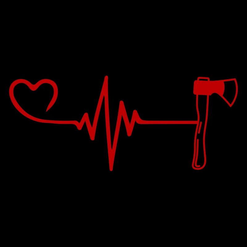 Axt Puls Herz Liebe