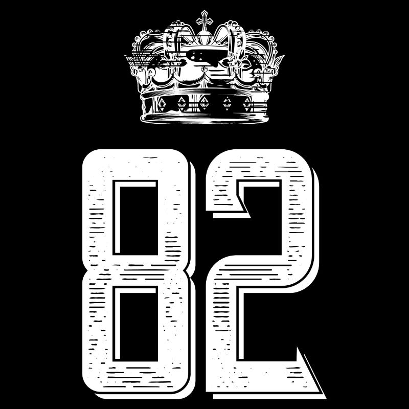 82 Number crown